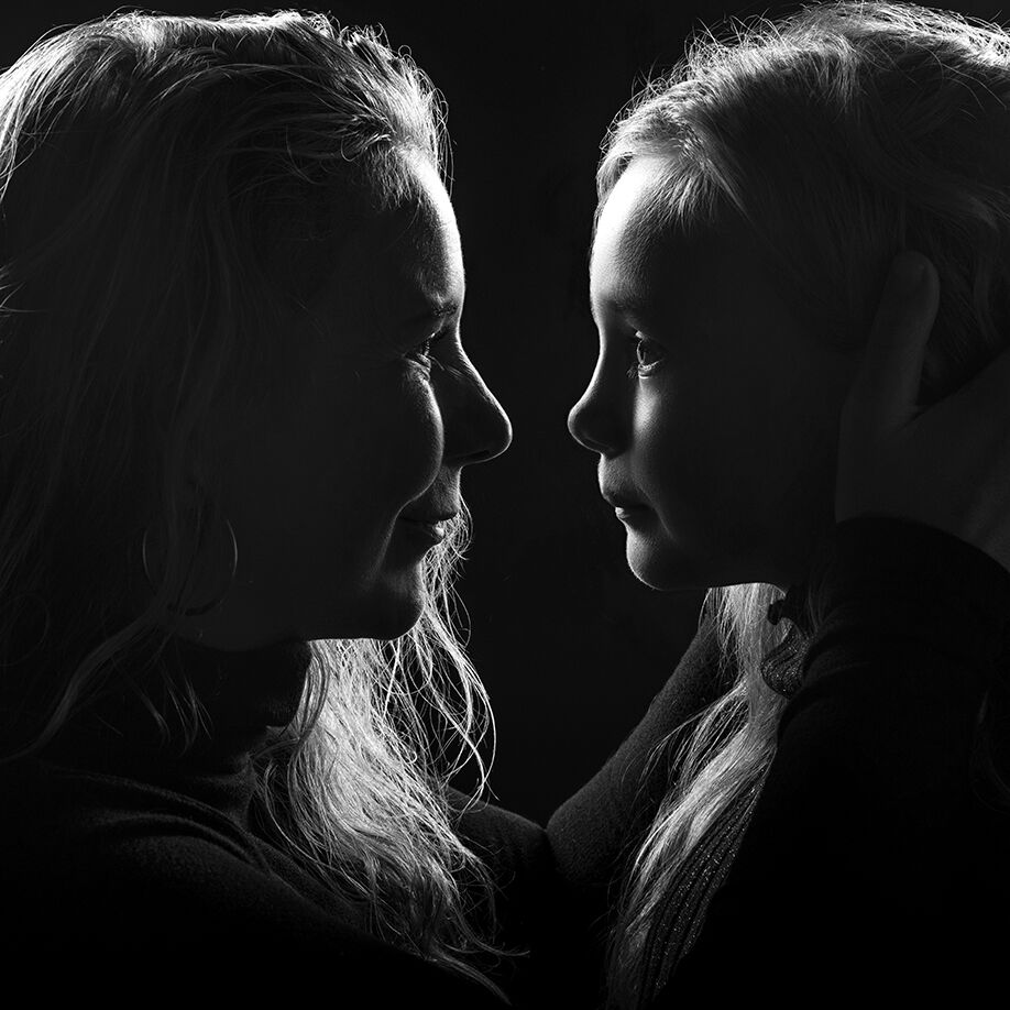 moeder en dochter fotoshoot groningen liefdevol, glamour